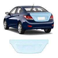 Антигравийная защитная бронепленка по лекалам для Hyundai Accent RB 2011-2017 - зона крышки багажника