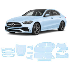 Антигравийная защитная бронепленка по лекалам для Mercedes-Benz E-Class W213 facelift 2020-2023 - полный кузов