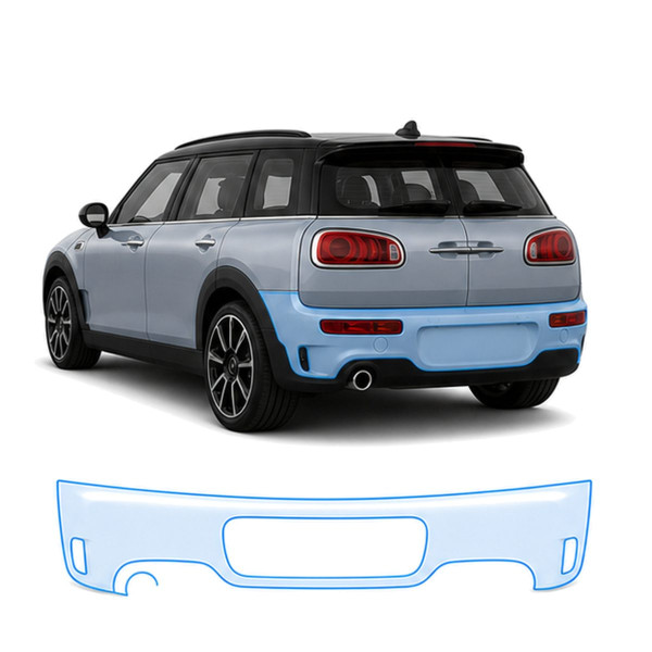 Антигравийная защитная бронепленка по лекалам для Mini Clubman F54 2015-2019 - задний бампер