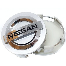 Ковпачки маточини на литі диски Nissan 54 / 48 мм Сірі (C7042K54)