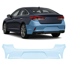 Антигравійна захисна бронеплівка за лекалами для Hyundai Sonata LF facelift 2017-2019 - задній бампер
