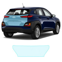 Антигравийная защитная бронепленка по лекалам для Hyundai Kona OS 2017-2020 - зона крышки багажника