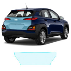 Антигравийная защитная бронепленка по лекалам для Hyundai Kona OS 2017-2020 - зона крышки багажника