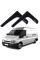 Дефлектори вікон вітровики Ford Transit 2000-2014 Г Образний Voron Glass