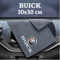 Флисовое полотенце для авто с логотипом Buick 30х30 см