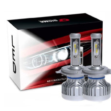 LED лампи автомобільні T5 SIGMA + шторка H4 вентилятор 4000Lm/CSP/35W/5000K/IP65/9-32V 2шт