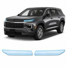 Антигравійна захисна бронеплівка за лекалами для Chevrolet Traverse III 2023- оптика (фари та ПТФ)