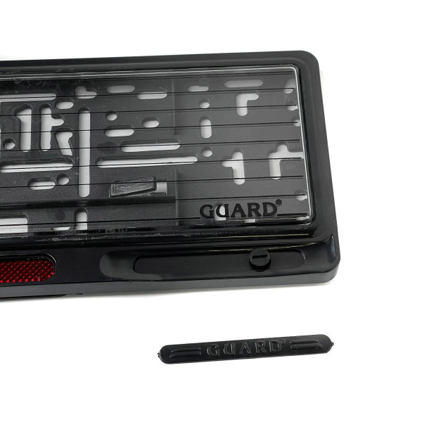 Рамка номера GUARD-Style зі склом червоний катафот 1 шт (SAK 45)