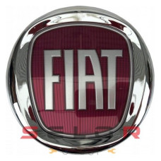 Эмблема для Fiat Doblo / Albea / Punto / Linea / Palio пластиковая скотч D95 Красная