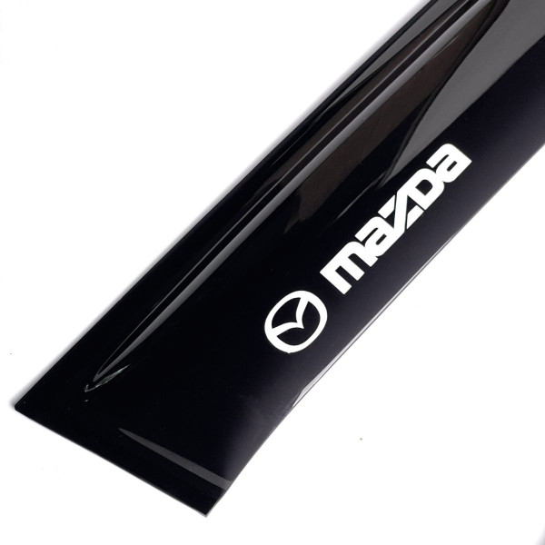Дефлектори вікон вітровики Mazda 3 2003-2009 Хечбек Скотч 3M Voron Glass