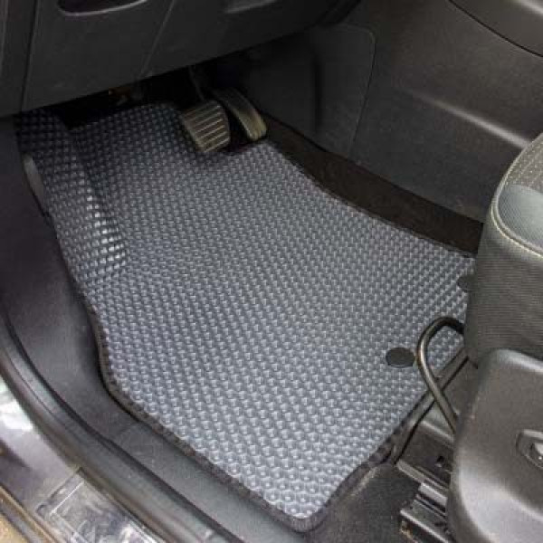 Коврики в салон EVA для Renault Scenic / Grand Scenic III с подпятником Черные 5 шт