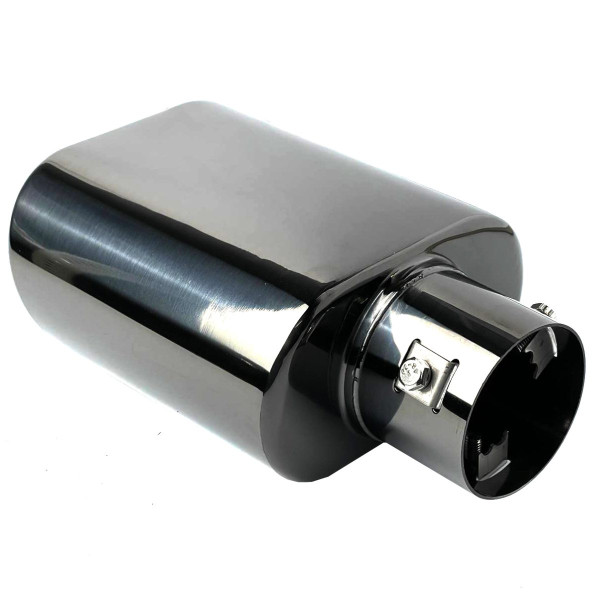 Насадка на глушитель Vitol 203x135-63x60 мм Темный Хром (НГ-0109-BK)