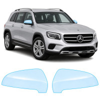 Антигравийная защитная бронепленка по лекалам для Mercedes-Benz GLB X247 2019-2023 - зеркала