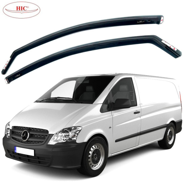 Дефлектори вікон вітровики HIC для Mercedes Vito 639 2003-2014 Вставні Оригінал (MB06-IN)