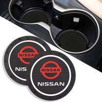 Антискользящий коврик В Подстаканник Nissan ⌀7 см 2 шт