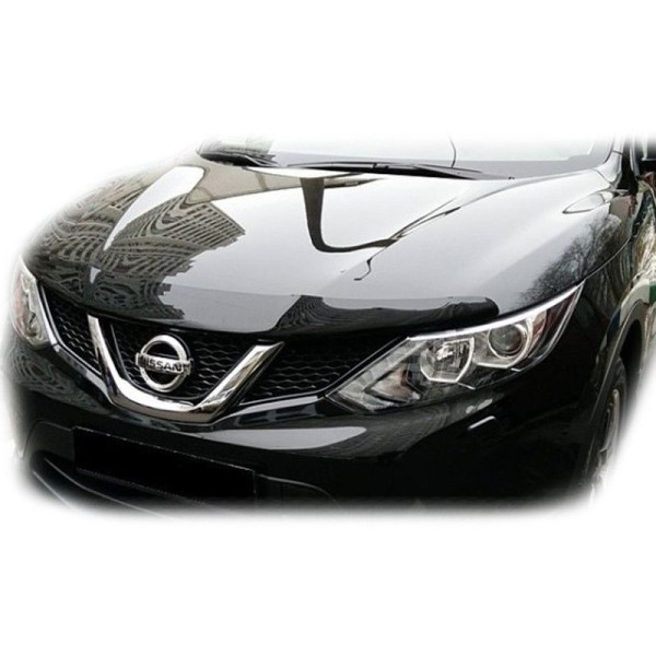 Дефлектор капоту мухобійка Nissan Qashqai 2013-2017 (FH-Ni84)