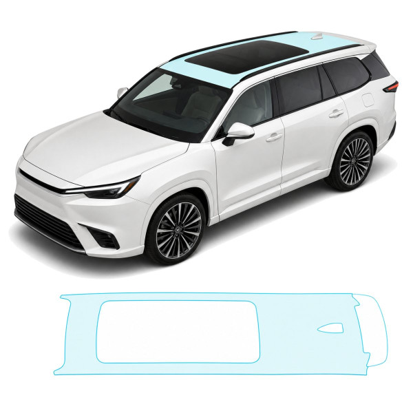 Антигравийная защитная бронепленка по лекалам для Lexus TX I 2024- зона крыши