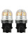 LED автолампа Brevia Spower 12/24V P27/7W 6x2835SMD 330Lm 6000K CANbus W2,5x16d 2 шт (10239X2)