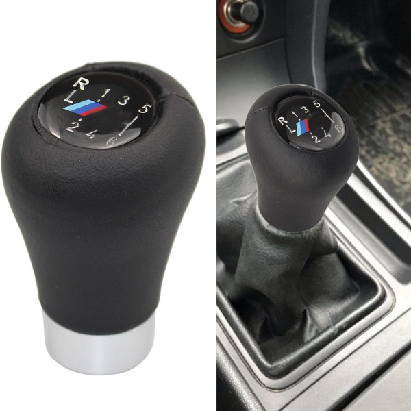 Ручка КПП для BMW Series E30 E32 E34 E39 E46 E60 (5 / 6 Швидкостей) Шкіра №2 (QZXN-A38)
