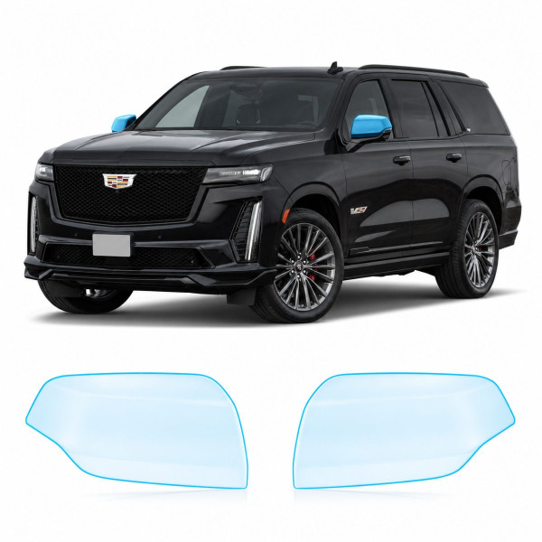Антигравийная защитная бронепленка по лекалам для Cadillac Escalade V 2021- зеркала