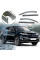 Дефлектори вікон вітровики Benke для Toyota Rav 4 2013-2018 Хром Молдинг Із Нержавіючої Сталі 3D