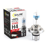 Автолампа галогенна Solar Starlight + 60% / H4 / 60/55W / 12V / 1 шт (1234)
