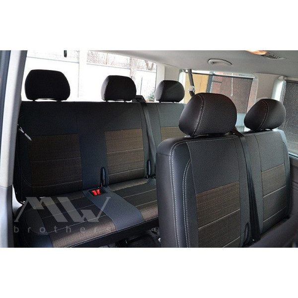 Авточехлы модельные MW Brothers для Volkswagen T 6 Caravelle ( 8 - 9 мест ) c 2011