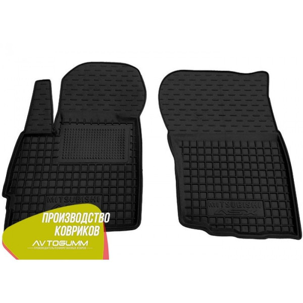 Передні килимки в автомобіль Mitsubishi ASX 2011- (Avto-Gumm)