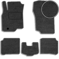 Ворсовые коврики для Mitsubishi Lancer IX 2003-2007 Ворсовые Черные 5 шт (Carrera)