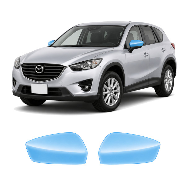 Антигравийная защитная бронепленка по лекалам для Mazda CX-5 KE facelift 2015-2017 - зеркала