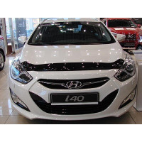 Дефлектор капота мухобойка для Hyundai i40 2011-