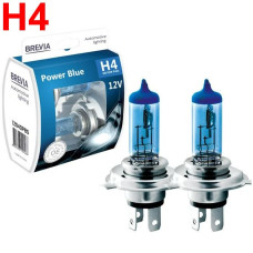 Автолампа галогенная Brevia Power Blue H4 12V 60/55W 4200K 2 шт (12040PBS)