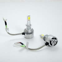 LED лампи автомобільні H1 радіатор+кулер 3800Lm C6L/COB/36W/5000K/IP65/9-32V 2шт