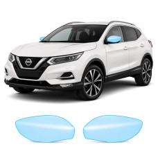 Антигравийная защитная бронепленка по лекалам для Nissan Qashqai J11 facelift 2017-2021 - зеркала
