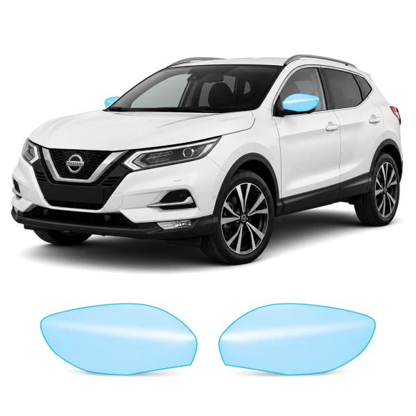 Антигравійна захисна бронеплівка за лекалами для Nissan Qashqai J11 facelift 2017-2021 - дзеркала