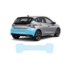 Антигравийная защитная бронепленка по лекалам для Hyundai i20 III 2020- задний бампер