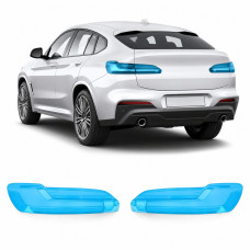 Антигравийная защитная бронепленка по лекалам для BMW X4 G02 2018-2021 - задние фонари стопы