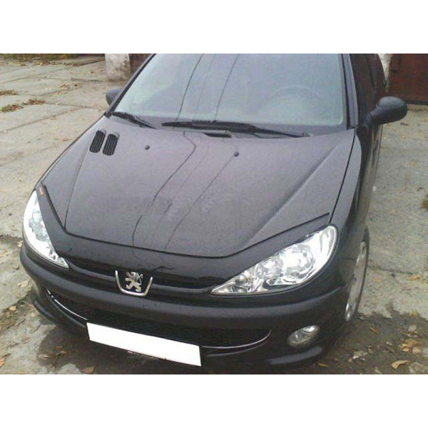 Дефлектор капота мухобойка Peugeot 206 1998-
