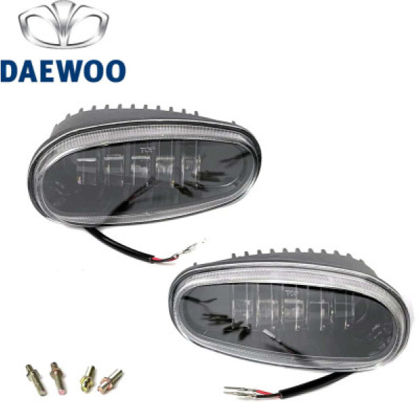 Протитуманні LED Фари для Daewoo Lanos Sens LW 50W 6000K Алюмінієвий корпус (DW-037 LED-W)