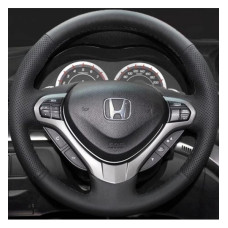 Чохол Обплетення Керма для Honda Accord 2008-2012 Шкіра (Модельна Викрійка) №19