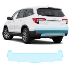 Антигравийная защитная бронепленка по лекалам для Honda Pilot III facelift 2019-2022 - задний бампер