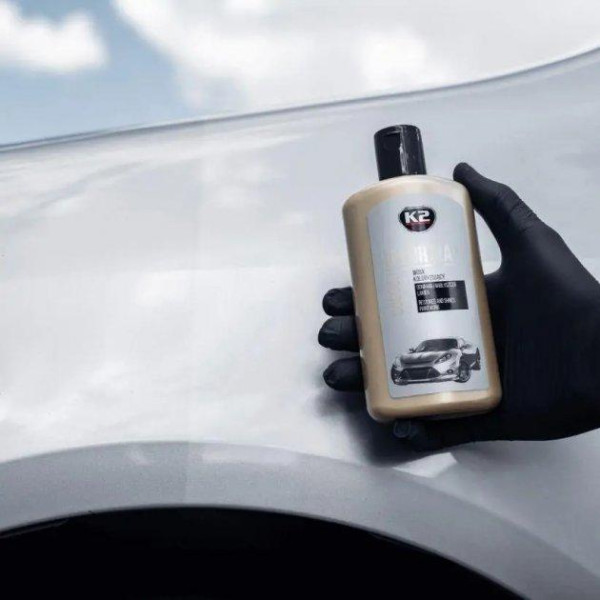 Поліроль для кузова крем K2 Color Max 250ml приховує подряпини