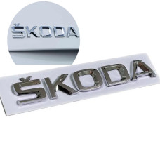 Емблема для Skoda 150 x 23 мм роздільна 3М Польща (5JA 853 687 2ZZ)