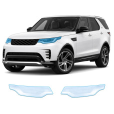 Антигравийная защитная бронепленка по лекалам для Land Rover Discovery L462 facelift 2021- оптика (фары и ПТФ)