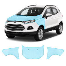 Антигравійна захисна бронеплівка за лекалами для Ford EcoSport II 2014-2017 - капот і передні крила