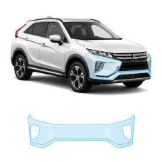 Антигравійна захисна бронеплівка за лекалами для Mitsubishi Eclipse Cross I 2017-2021 - передній бампер