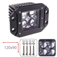 LED Додаткова Фара 120x90x60 мм SPORT (4ledx3w) 6000К 9-36V (K1212FC-4D S)