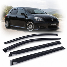 Дефлектори вікон вітровики Acrylic для Toyota Auris 2007-2012 (AMT20107)