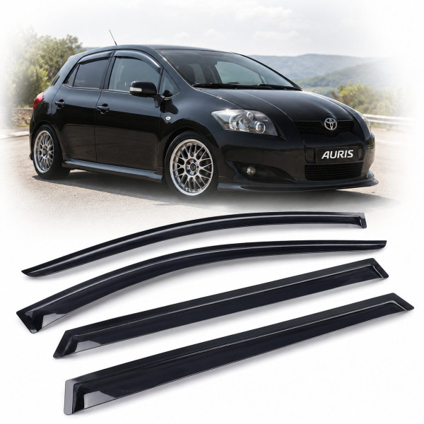 Дефлекторы окон ветровики Acrylic для Тойота Auris 2007-2012 (AMT20107)