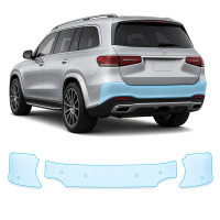 Антигравійна захисна бронеплівка за лекалами для Mercedes-Benz GLS X167 2019-2023 - задній бампер